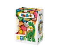 PlayMais ONE Dinosaur Craft Set for Children Over 3 Years I Over 70 Building Blocks with Instructions for Crafting I Natural Toy I Promotes Creativity & Motor Skills I Gift for Girls & Boys