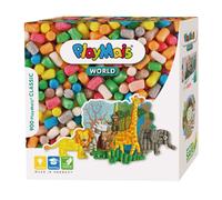 PlayMais World Jungle Craft kit for Kids from 3 Years | 850 Colored, templates & Instructions for Crafts | stimulates Creativity & Motor Skills | Gift for Girls & Boys | Natural Toy