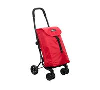Playmarket Go Four- Lightweight Folding Shopping Trolley with 4 to 2 Convertible Wheels, Capacity 43L