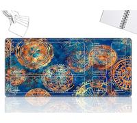 Playmat for MTG Cards Game Mat with Non-Slip Rubber Base Stitched Field Rules Zones Play Mat Desk Mats with Art Mandragora Size 24 x 14 inch Mousepad for MTG TCG Card Game Playing for Beginner