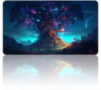 Playmat for MTG Magic Size 24x14 Inch Game Mats Tabletop Magic Play Mats,Premium Smooth Rubber Surface, Mousepad Compatible Qindaiwen for MTG RPG CCG Trading Card Game Play mats, Miracle of Nature