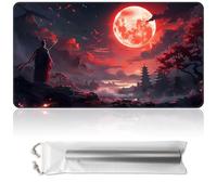 Playmat for MTG Magic Size 24x14 Inch Game Mats Tabletop Magic Play Mats, Premium Smooth Rubber Surface, Mousepad Compatible for MTG RPG CCG Trading Card Game Play mats, Blood Moon Secrets