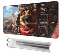 Playmat for MTG, Size 24 x 14 inches, Personalized TCG Card Game Mat for Magic The Gathering Players - Unique, Ideal for Card Game Enthusiasts, Dogmeat, Ever Loyal