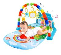 Playmat - Musical Activity Gym, Colorful Piano Toys, Non Slip Sensory Floor gym, Early Development Mat | Interactive Fun Mat for Infant Child Tummy Time Play Learning