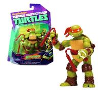 Playmates Year 2012 Nickelodeon Teenage Mutant Ninja Turtles 4 Inch Tall Action Figure - Jokester and Hard Hitting Nunchuck Hero MICHELANGELO with Nunchakus, Kusarigama and Shuriken Stars