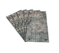 Playmats.eu Rubber zones compatible with Warhammer 40K - Destroyed Square - 5 pieces