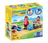 Playmobil 123 6pc Dog Train Car & Figure
