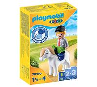 PLAYMOBIL 1.2.3 70410 Boy with Pony, for Children Ages 1.5 - 4