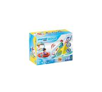 Playmobil 1.2.3 AQUA 70635 Water Seesaw with Boat, Bath Toy for Toddlers, Early Learning Toy for Children from 18 Months to 4 Years