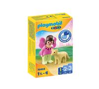 PLAYMOBIL 1.2.3 70403 Fairy Friend with Fox, for Children Ages 1.5 - 4