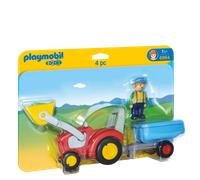 Playmobil 1.2.3. Tractor with Trailer
