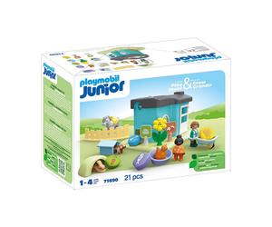 Playmobil 123 Animal House Construction Game Clear Kids