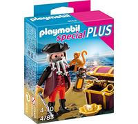 Playmobil 4783 Pirate with Treasure Chest, Fun Imaginative Role-Play, PlaySets Suitable for Children Ages 4+