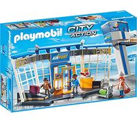 Playmobil 5338 City Action Airport with Control Tower, Fun Imaginative Role-Play, PlaySets Suitable for Children Ages 4+