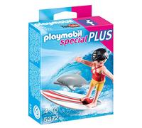 Playmobil 5372 Special Plus Surfer with Surf Board, Fun Imaginative Role-Play, PlaySets Suitable for Children Ages 4+