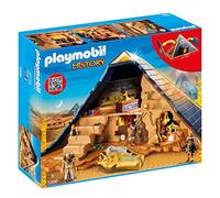 Playmobil 5386 History Pharaoh's Pyramid with Hidden Tombs and Traps, historic and educational toy, fun imaginative role play, playset suitable for children ages 6+