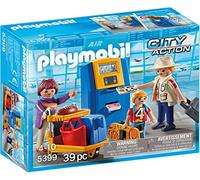 Playmobil 5399 City Action Family at Check-In, Fun Imaginative Role-Play, PlaySets Suitable for Children Ages 4+