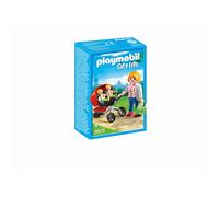 Playmobil 5573 City Life Mother with Twin Stroller Preschool Mother with Twin St
