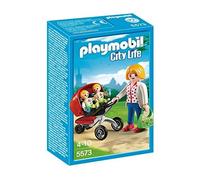 Playmobil 5573 Mother With Twin Stroller - Brand New & Sealed