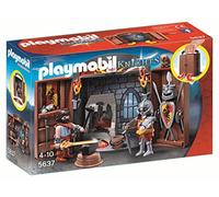 PlayMOBIL 5637 Knights' Armoury Play Box, Fun Imaginative Role-Play, PlaySets Suitable for Children Ages 4+