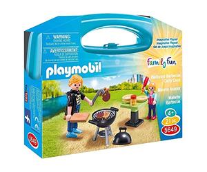 Playmobil 5649 City Life Collectable Small Summer Barbecue Carry Case, Fun Imaginative Role-Play, PlaySets Suitable for Children Ages 4+