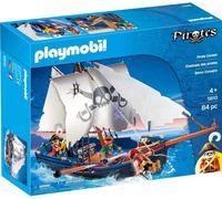 Playmobil 5810 Pirate Ship, Fun Imaginative Role-Play, PlaySets Suitable for Ch