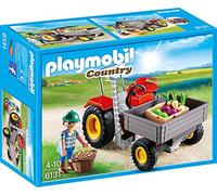 Playmobil 6131 Country Harvesting Tractor, Fun Imaginative Role-Play, PlaySets Suitable for Children Ages 4+