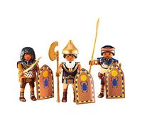 Playmobil Figurines 3 Egyptian Soldiers,Egyptian Family,Leader of the Egyptian s