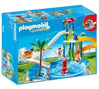 Playmobil 6669 Summer Fun Water Park with Slides, Fun Imaginative Role-Play, PlaySets Suitable for Children Ages 4+