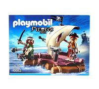 Playmobil 6682 Floating Pirate Raft, Fun Imaginative Role-Play, PlaySets Suitable for Children Ages 4+