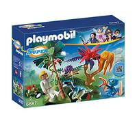 Playmobil 6687 SUPER 4 Lost Island with Alien Raptor, Fun Imaginative Role-Play, PlaySets Suitable for Children Ages 4+