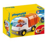 Playmobil 6774 1.2.3 Recycling Truck with Sorting Function, Educational Toy, Fun Imaginative Role-Play, Playset Suitable for Children Ages 1.5+