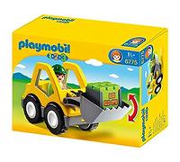 Playmobil 6775 1.2.3 Excavator, Educational Toy, Fun Imaginative Role-Play, Playset Suitable for Children Ages 1.5+