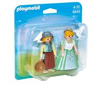 Playmobil 6843 Collectable Princess and Handmaid Duo Pack, Fun Imaginative Role-Play, PlaySets Suitable for Children Ages 4+