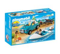 Playmobil 6864 Summer Fun Surfer Pickup with Speedboat with Underwater Motor