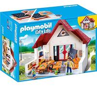 Playmobil 6865 City Life School House with Moveable Clock Hands, Fun Imaginative Role-Play, PlaySets Suitable for Children Ages 4+