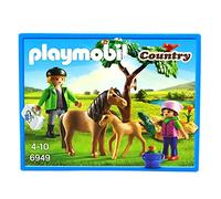 Playmobil 6949 Country Vet with Pony and Foal, Fun Imaginative Role-Play, PlaySets Suitable for Children Ages 4+