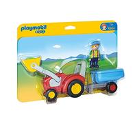Playmobil 1.2.3 Tractor with Trailer