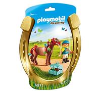 Playmobil 6971 Collectable Groomer with Butterfly Pony, Fun Imaginative Role-Play, PlaySets Suitable for Children Ages 4+