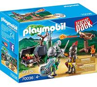 Playmobil 70036 Starter Pack Knight's Treasure Battle, Fun Imaginative Role-Play, PlaySets Suitable for Children Ages 4+