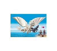 Playmobil 70038 DreamWorks Dragons Light Fury with Baby Dragon and Children, Fun Imaginative Role-Play, PlaySets Suitable for Children Ages 4+