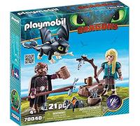 PLAYMOBIL Hiccup and Astrid with Baby Dragon - Dragons 70040 new
