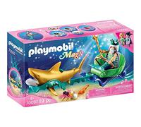 Playmobil 70097 Magic Sea King with Shark Carriage, Fun Imaginative Role-Play, PlaySets Suitable for Children Ages 4+