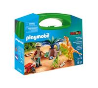 Playmobil 70108 Large Dino Explorer Carry Case 18PC Playset