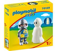 Playmobil 70128 1.2.3. Knight with Ghost, Fun Imaginative Role-Play, PlaySets Suitable for Children Ages 4+