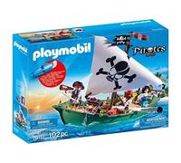 Playmobil 70151 Pirate Ship, Fun Imaginative Role-Play, PlaySets Suitable for Children Ages 4+