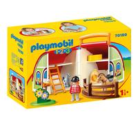 Playmobil 70180 1.2.3 Colourful Barn Yard and Animal Figures
