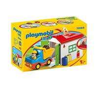 Playmobil 1.2.3 Truck with Fillable Sorting Garage Playset