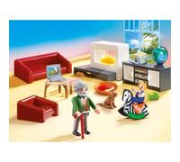 Playmobil 70207 Dollhouse Living Room with Fireplace