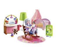 PlayMOBIL 70210 Dollhouse Nursery, Fun Imaginative Role-Play, Playset Suitable f